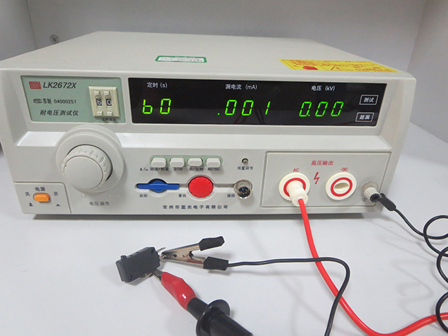  Withstand voltage tester