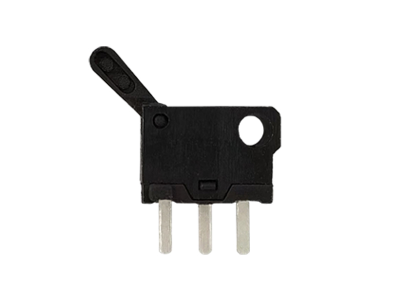  {Subminiature microswitch PS023-02P-45 (straight leg) width=